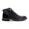 Country Calzado Bota Casual Hombre Acordonado C/cierre - Negro Negro