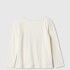 V-FRCH LS BF LOGO T IVORY FROST