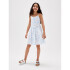 V-WOVEN MINI DRESS SEA SHELL 974