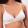 Soutien Triángulo María – Triángulo en algodón suave, delicado y cómodo Gris Melange