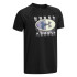 UA B TECH GRAPHIC SS-BLU BLK-001