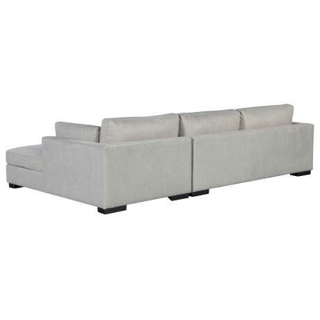 SOFÁ C/CHAISE MÁS DE 4 CUERPOS TELA NATURAL-BEIGE MONACO NATURAL