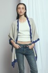 Poncho wavy PREVENTA azul