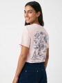 REMERA MICKEY ROSADO.