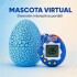Juego de Mascota Virtual con Huevo y Consola Llavero Azul 1