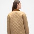 V-QUILTED PUFFER FASHION JKT GOLDEN KHAKI 868