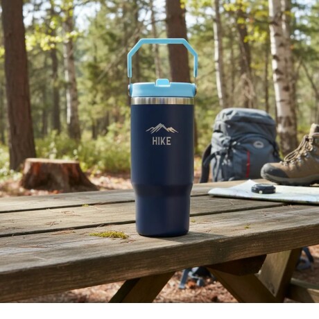 Termo Grip Max 890 ML Hike Color Azul