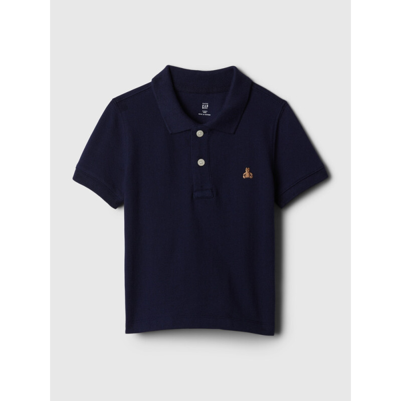 SS PIQUE POLO SPR24 NAVY UNIFORM