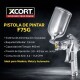 XCORT PISTOLA DE PINTAR PROFESIONAL GRAVEDAD 1.5MM 2.5 BAR TANQUE 250ML Xcort Pistola De Pintar Profesional Gravedad 1.5mm 2.5 Bar Tanque 250ml