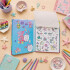 Set de Arte Infantil para Colorear con 6 Marcadores Celeste 1