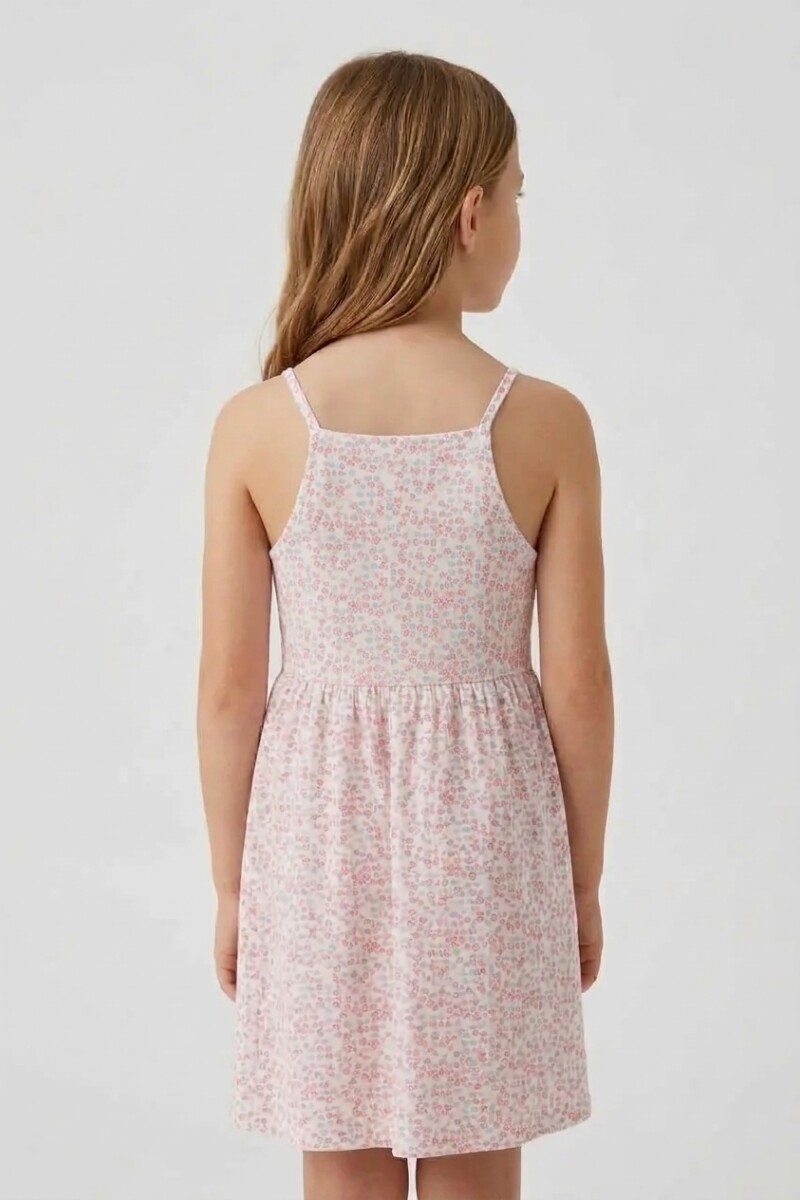 Vestido tirantes estampa floral ROSA