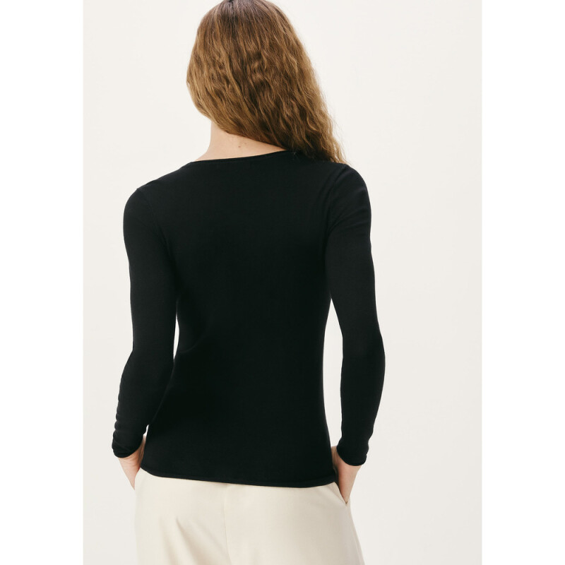 BLUSA ML FEM PRETO ESCURO
