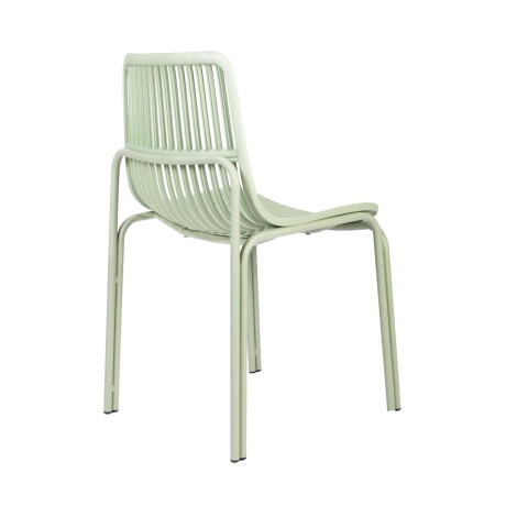 SILLA DE COMEDOR POLIPROPILENO VERDE LISA