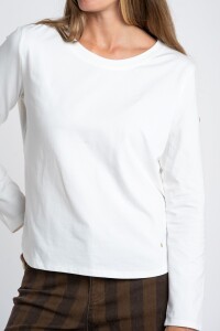 Remera Algodón Elastano Nácar