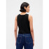CASHSOFT LT TAILORED VEST BLACK