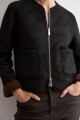 Chaqueta reversible chocolate