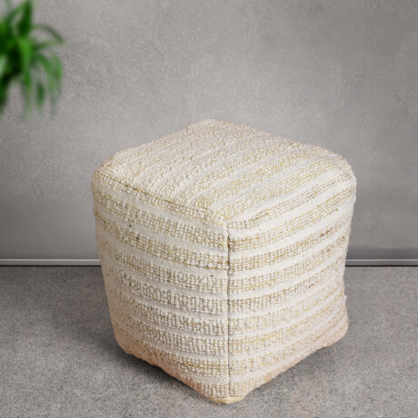 POUF BEITINGER YUTE Y LANA LANA JUTE,NATURAL