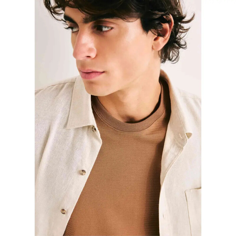 CAMISETA MM MARROM ESCURO