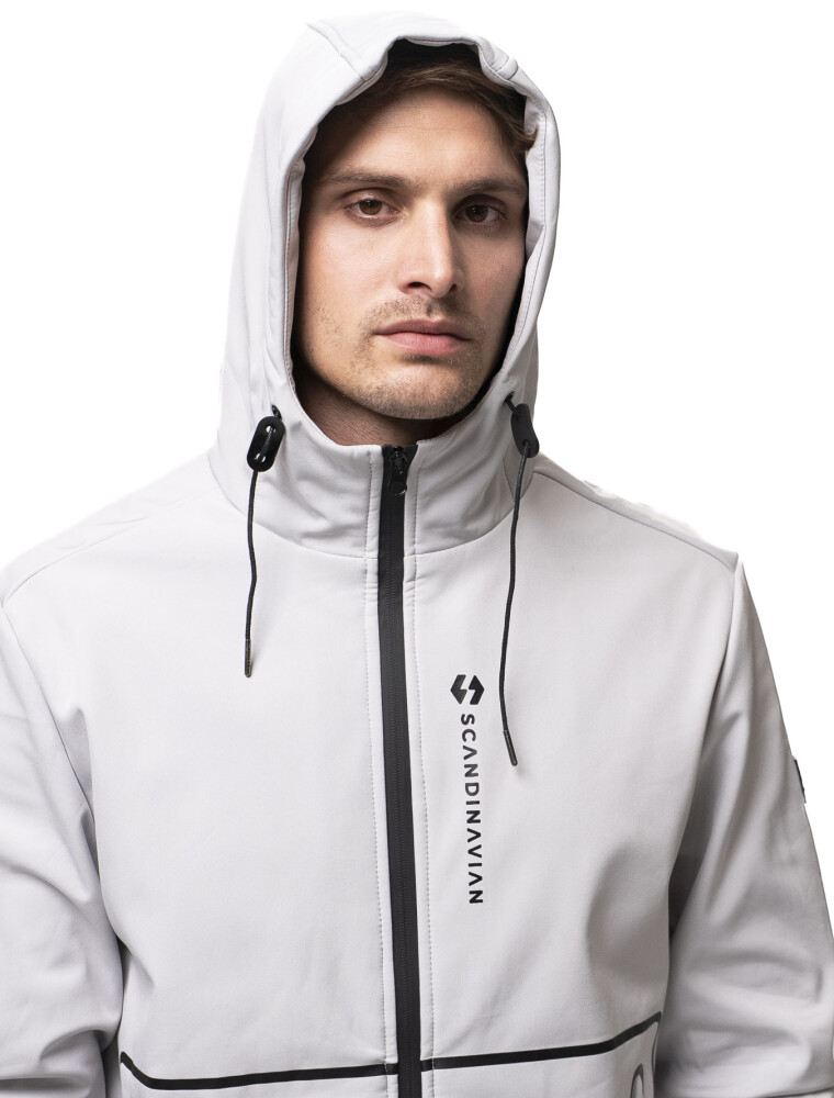 Campera Neopreno Scandinavian Santa Fe Gris Claro