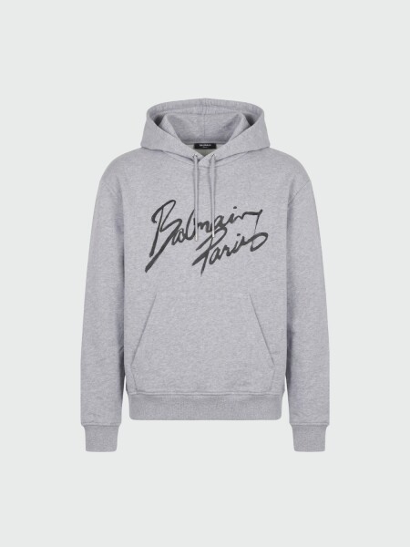 BALMAIN - Buzo con Capucha y estampado Alta Automática