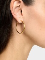 Aros Lisos - Acero Inoxidable dorado