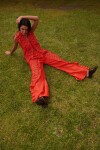 Dancing Queen top Rojo