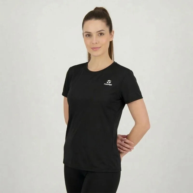 T-SHIRT BASIC WMN TRNG NEGRO