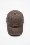 PREVENTA Cap bordado alma lavada marrón