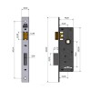 CERRADURA STAR 720R ANGOSTA H NIQ Cerradura Star 720r Angosta H Niq