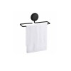 TOALLERO ADHESIVO 25 CM NEGRO MATE Toallero Adhesivo 25 Cm Negro Mate