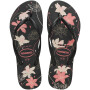 Sandalias Havaianas Slim Organic FC Mujer Negro/Oscuro Ceniza/Rosa Claro