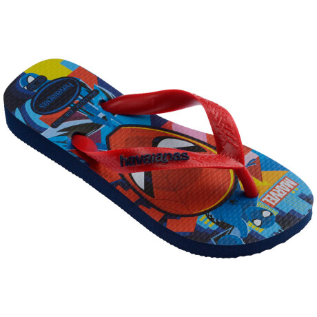 Sandalias de Niño Havaianas Top Marvel II Azul - Rojo