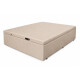 Box Baúl - Tapizado en Lino 140x190 Beige