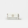 Mini bag Bloom en cuero graneado Blanco