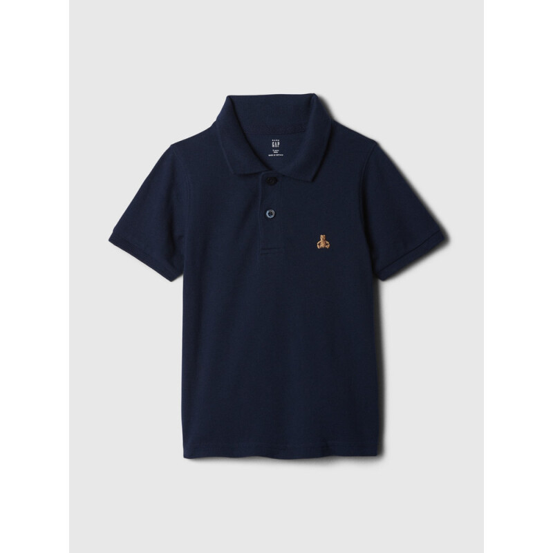 V-SS PIQUE POLO TAPESTRY NAVY