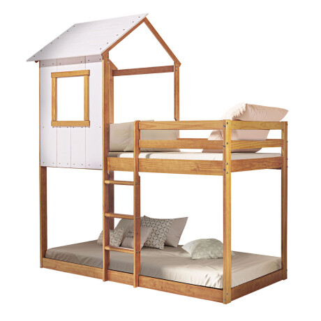 CUCHETA INFANTIL DE 1 PLAZA EN MADERA MACIZA CUCHETA INFANTIL DE 1 PLAZA EN MADERA MACIZA