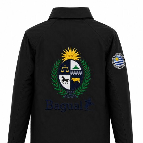 Campera Taslon Escudo Nacional Negra