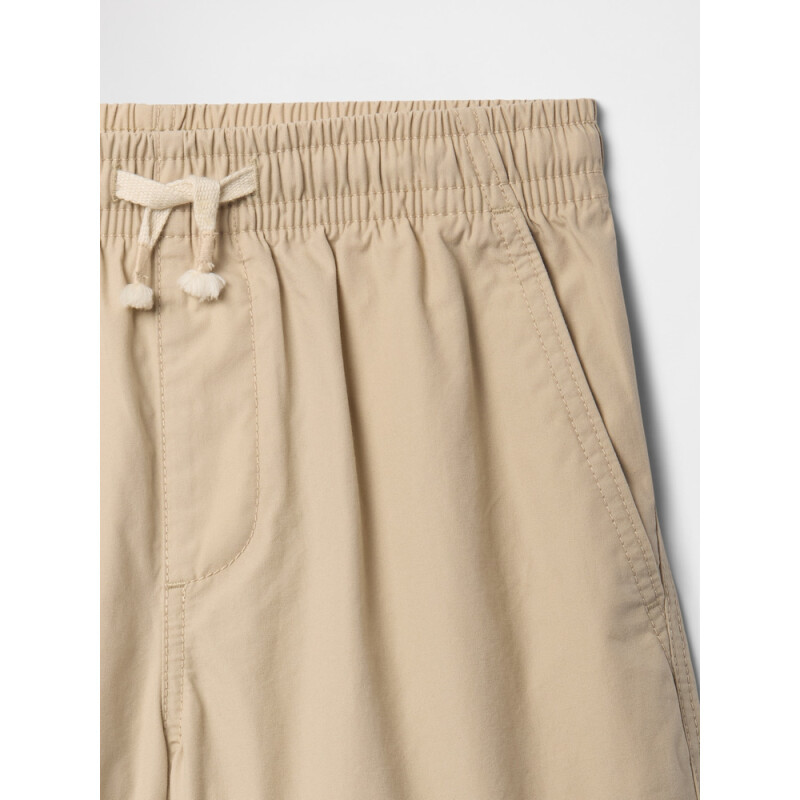 V-RELAXED PO WOVEN SHORT SAND KHAKI