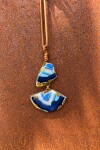 Cracked Necklace Azul