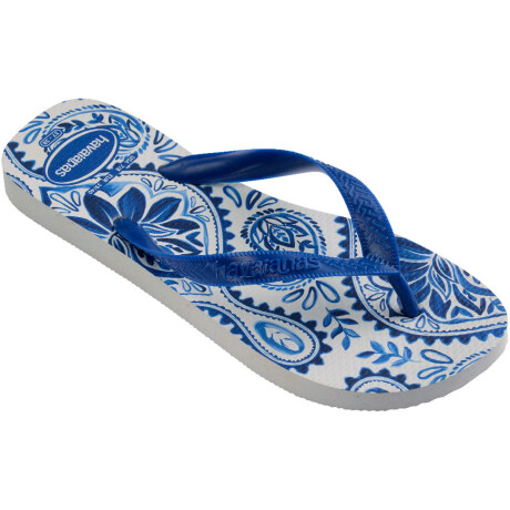 Sandalias de Mujer Havaianas Top Summer Cool Blanco - Azul
