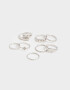 Sets Anillos Metal diferenciado Anillos Sets De Metal - Plateado