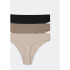 CALCINHA FEM PRETO/BEGE/MARROM