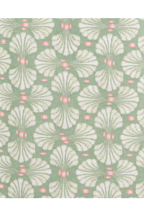 Musculosa de algodón, diseño floral Sin color