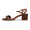 Sandalia Formal Mujer Vizzano Taco Bajo Cappuccino