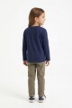 Remera m/l niña MICKEY AZUL MARINO