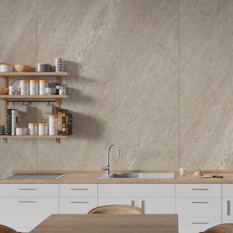 Placa de PVC simil Piedra Porfido Beige Placa de PVC simil Piedra Porfido Beige