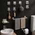 Set De Accesorios Para Baño Juego 10 Piezas Acero Inoxidable IMBACK Color Plateado Set De Accesorios Para Baño Juego 10 Piezas Acero Inoxidable IMBACK Color Plateado
