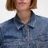 LS CROPPED SHACKET - MED AMET MEDIUM WASH