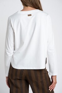 Remera Algodón Elastano Nácar