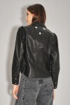 Camisa Blondie Cuero Negro